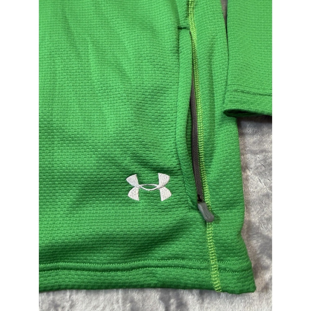 Under Armour Green Mens All Season Gear Performance 1/4 Zip Pullover Men's Large - Picture 2 of 8
